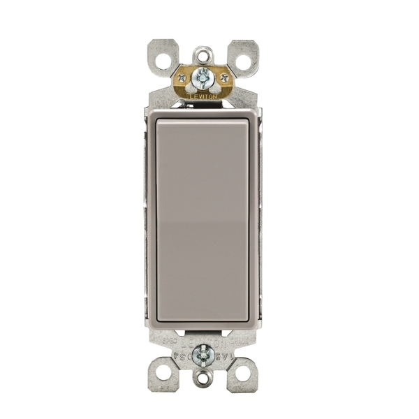 Leviton Decora Switch 15A Gry 5601-GS